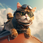 AI绘画_Prompts_olimaquenne_a_cat_wearing_goggles_jumping_from_a_plane_with_a_p_c05d525a-9e22-4cc8-b179-2ecc0f887dac_xpanx.com