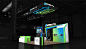 ces booth Exhibition  Stand expo Exhibition Design  3ds max vray Render 畢業製作  