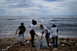 Second cleanup in the Dominican Republic! : Waste Free Oceans would like to thank its volunteers for the amazing work they did during the cleanups of August 26 and 27 in Santo Domingo, Dominican Republic. On August 26, the WFO waste-catching trawl was pla