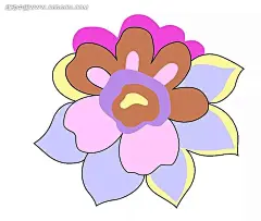 彩色手绘花朵插画PSD分层素材|PSD素材|彩色手绘花朵|花边|花边素材|花纹|花纹素材|绘画设计|卡通风景|卡通物品|漫画物品|手绘物品|水彩|物品插画