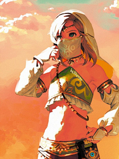 晒着太阳数星星采集到游戏同人图