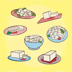豆腐  - 源文件下载【酷图网】豆腐,线条豆腐,豆腐合集,豆腐集合,矢量豆腐,卡通豆腐,手绘豆腐,豆腐插画,豆腐插图,美食,矢量美食,卡通美食,手绘美食,美食插画,食物,矢量食物,卡通食物,手绘食物,食物插画,食物插图