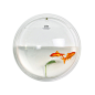 【创意亚克力悬挂鱼缸】
-- 亚克力素材的高透光性，装上水和金鱼后，通过光线照射，会有璀璨美丽的效果；