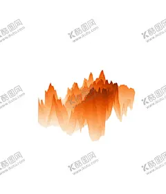 抽象山峰 【酷图网】梦幻,抽象,山峰,水墨,泼墨,迷雾,烟雾缭绕,山,插画,矢量