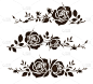 玫瑰,婚礼,式样,装饰品,华丽的,线条,背景分离,简单,古董,春天
