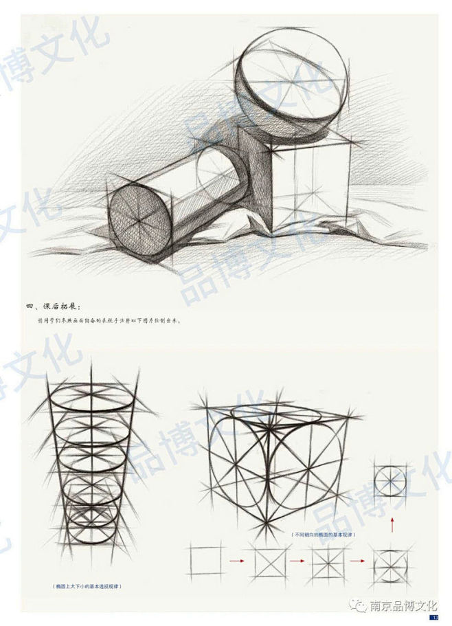 高手素描静物结构2020鲲蓝文化何明绘画...