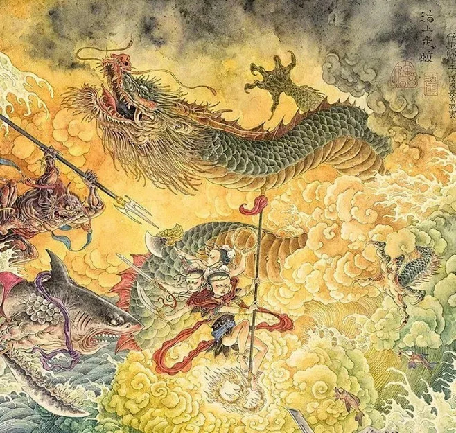 85后男神笔下的妖魔惊艳所有人，大神，请...