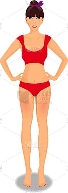 衣服,红色,女孩,透明,分离着色,白色,瑜伽,摆拍