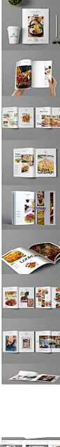 餐饮美食菜谱画册模板下载_餐饮美食菜谱画册宣传册模板-棒图网