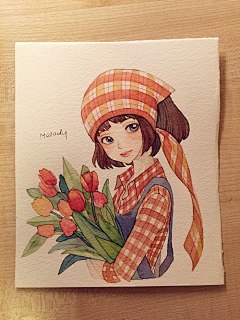 ℡ヽ小情绪〃失控采集到插画女孩