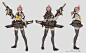 Tactical Schoolgirls, Saimon Ma : Personal Work