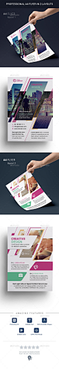 Professional Multi-purpose A4 Flyer in 2 Layouts - Corporate Flyers