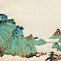 山水间 青山笔架 景德镇陶瓷假山摆件 书房摆件 毛笔架 茶道茶席-淘宝网