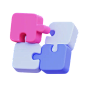 Jigsaw 3D Icon