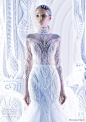 这是我见过的最美的婚纱了~~Michael Cinco 2013年新款婚纱系列 #优雅# #礼服# #性感# #纯白色# #抹胸# #时尚#