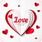 Vector Valentine's day cards : Set of Valentine's Day cards on Shutterstock