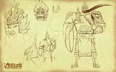 大圣归来原画手稿流出！太惊艳了！_订阅_腾讯网