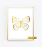 Gold Butterfly Print is done in a shiny gold finish. It will be a great gift for a friend, daughter, granddaughter, sister or yourself. This Digital Print will enhance your home and office decor giving it an elegant touch. This listing is only for print n