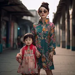 AI绘画_Prompts__In_Shanghai_my_model_mother_is_wearing_carefully_designed_clot_5b427cf9-39e3-4bf9-ace3-8bb942df0c3d_xpanx.com