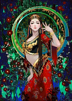 台湾插画师 Casimir Lee 的装饰风插画 ​​​​
