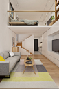 【客厅】：在有限的空间留白，是设计强调的重点。所以客厅只选用了双人位沙发及小体量的茶几，给予了空间更多可能性。<br/>