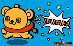 #外星大草原# 漫画风系列 阿林偷走了基德的神奇西瓜，哈哈的偷笑。阿林，原来你也会恶作剧了啊~#吾辈文化# #手机壁纸# #动漫#