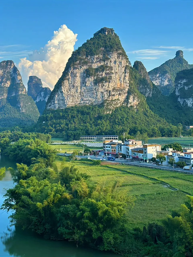广西的山水真的和画一样美！⛰️ ​