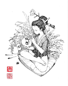 o0口采集到速写