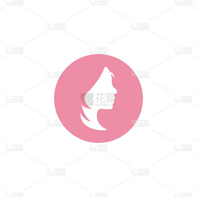 Woman graphic icon design template vector illustra