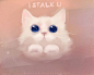 apofiss的猫咪插画 - 治愈系图片