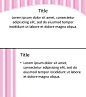 Pink Stripes PowerPoint Background