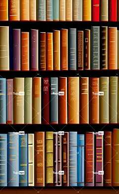 Ai产生的 图书 图书馆 书架 内部的 手机壁纸 场景 环境