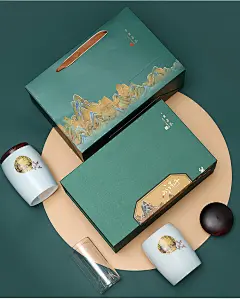 绿茶包装盒茶叶红茶密封罐陶瓷龙井金骏眉白茶包装礼盒半斤可印字-淘宝网