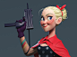 Rockabilly gunner , Yuri Legiest : I made this Character for the Course Creating Appealing Characters given by Dylan Ekren.
I learned so much along the way.

Original design by the incredible Gop Gap.
https://www.artstation.com/artwork/nZVl9