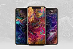 20款3D抽象艺术岩石绘画颜料渐变科幻海报背景底纹图片设计素材-淘宝网