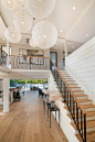 Inspiration for a transitional wooden straight staircase remodel in Orange County with painted risers