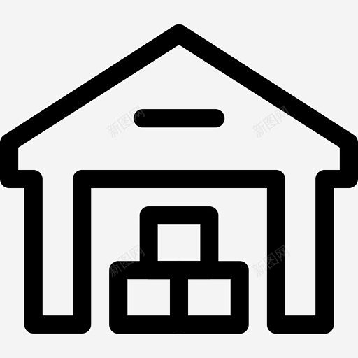 仓库装饰室内图标 页面网页 平面电商 创意素材