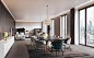 Interior Minotti Apartment 3D Visualization