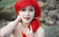 women blue eyes redheads mermaids - 