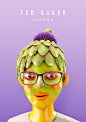 Ted Baker Eyewear : A collaboration with the eyewear team at Ted Baker London for their new advertising campaign. A fruity 3D mashup!