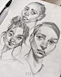 sketches, Lois van Baarle : It’s been so long since I sketched on paper that I tried to use the undo shortcut while drawing. Ok, I’m kidding, but this session was a reminder that I need to sketch more often!