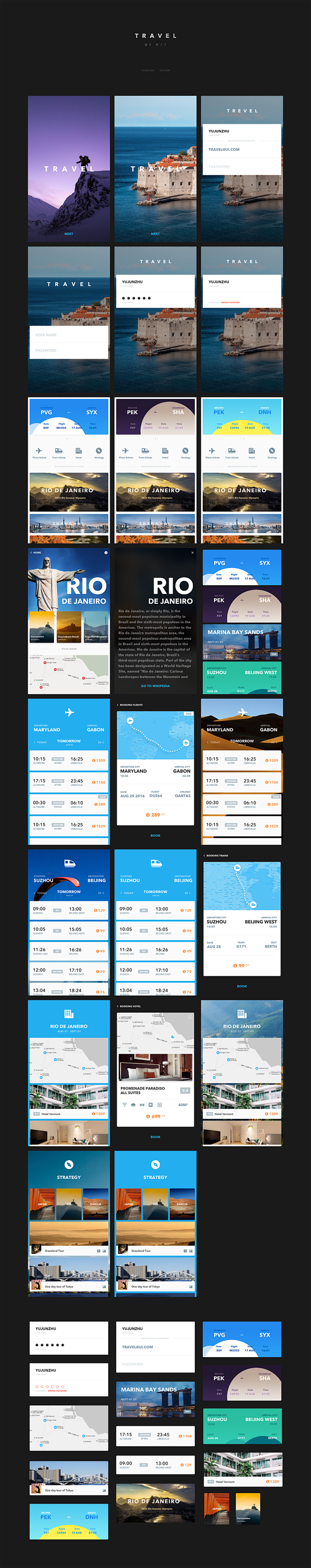 TRAVEL UI KIT : UI K...