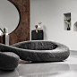 marcantonio sculpts natuzzi infinito sofa for the circle of harmony