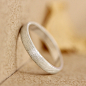 极简纯银S925磨砂手工拉丝素银戒指男女情侣款对戒生日礼物特价的图片