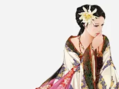 古代美女高清素材 手绘 设计图片 免费下载 页面网页 平面电商 创意素材 png素材