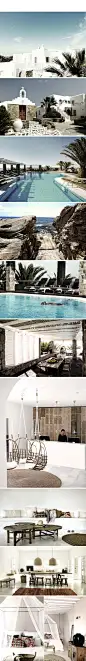 【圣吉奥吉奥酒店 by Design Hotels】希腊民族风度假酒店，旅客可以选择五种类型的房间，每个房间都拥有令人印象深刻的民族风格。整个酒店创造出了一个无忧无虑的可供消遣的理想度假空间，纯白色的建筑让人心情放松，你们谁想去这里度假呀?