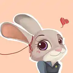 【侵删】#zootopia#nike#judy#疯狂动物城#插画#手绘#同人#二次元#动漫电影#狐兔#cp#情侣头像