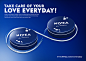 Nivea - Valentine's Promotion : A couple's bracelet promotion was proposed for Valentine's Day using smart bracelets that would quantify love, contact and communication between the two. 