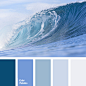 #设计秀#  蓝色是博大的色彩,提到蓝色,往往想到的都是天空和大海。蓝色是永恒的象征,它是最冷的色彩,表现出一种美丽、文静、理智、安祥与洁净。 转需~ ​​​​