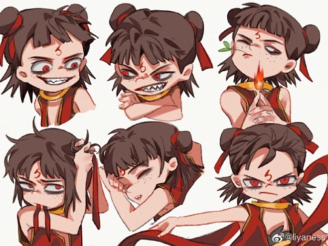 吒吒练习#哪吒之魔童降世##哪吒# -花瓣网